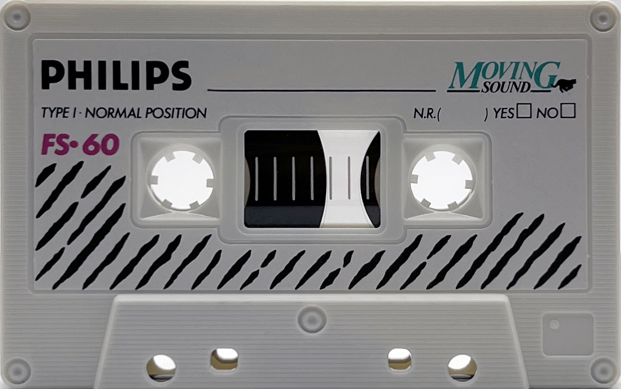 Compact Cassette Philips FS 60 "Moving Sound" Type I Normal 1984 Europe