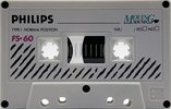 Compact Cassette Philips FS 60 "Moving Sound" Type I Normal 1984 Europe