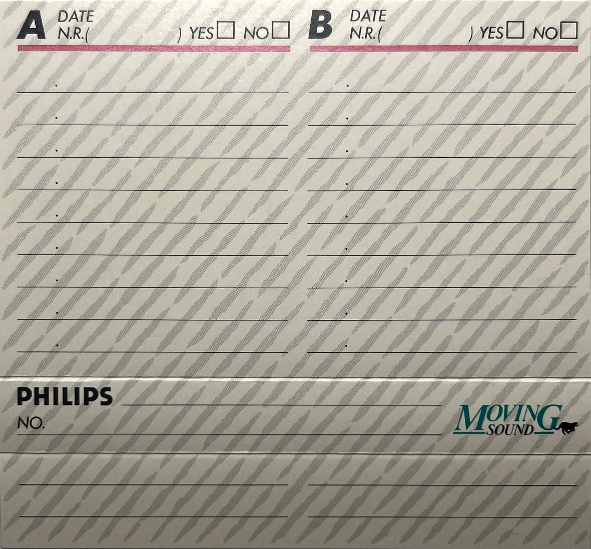 Compact Cassette Philips FS 60 "Moving Sound" Type I Normal 1984 Europe