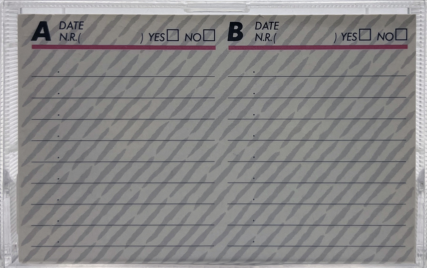 Compact Cassette Philips FS 60 "Moving Sound" Type I Normal 1984 Europe