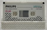 Compact Cassette Philips FS 60 "Moving Sound" Type I Normal 1984 Europe