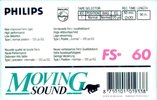 Compact Cassette Philips FS 60 "Moving Sound" Type I Normal 1984 Europe