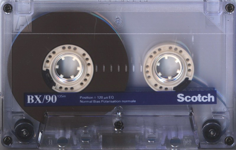 Compact Cassette Scotch BX 90 Type I Normal 1990 Europe