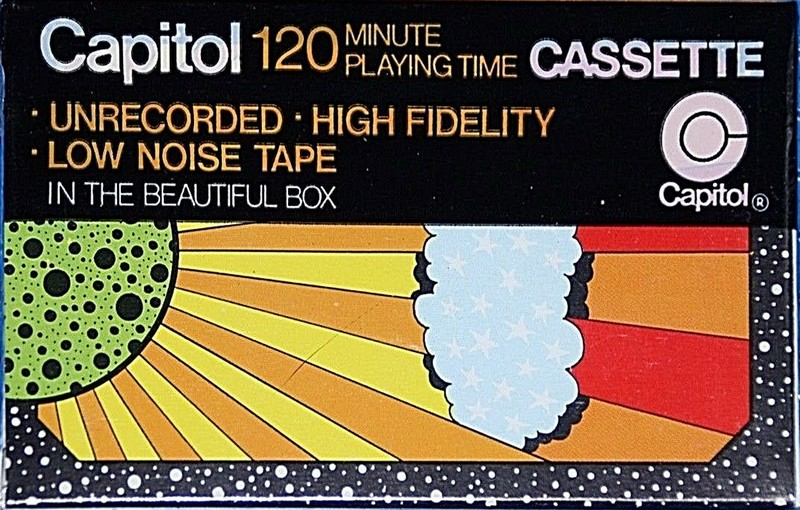 Compact Cassette Capitol Psychedelic Planet 120 Type I Normal 1970 USA