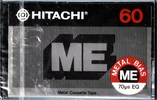 Compact Cassette Hitachi ME 60 Type IV Metal 1981 Europe