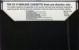 Compact Cassette TDK EC Endless 6 "EC6" Endless Cassette 1974 Worldwide