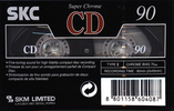 Compact Cassette SKC CD 90 Type II Chrome 2001 Worldwide