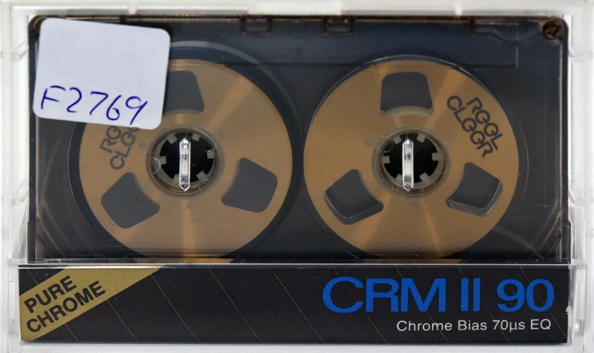 Compact Cassette Reel Cleer CRM II 90 Type II Chrome 1984 USA