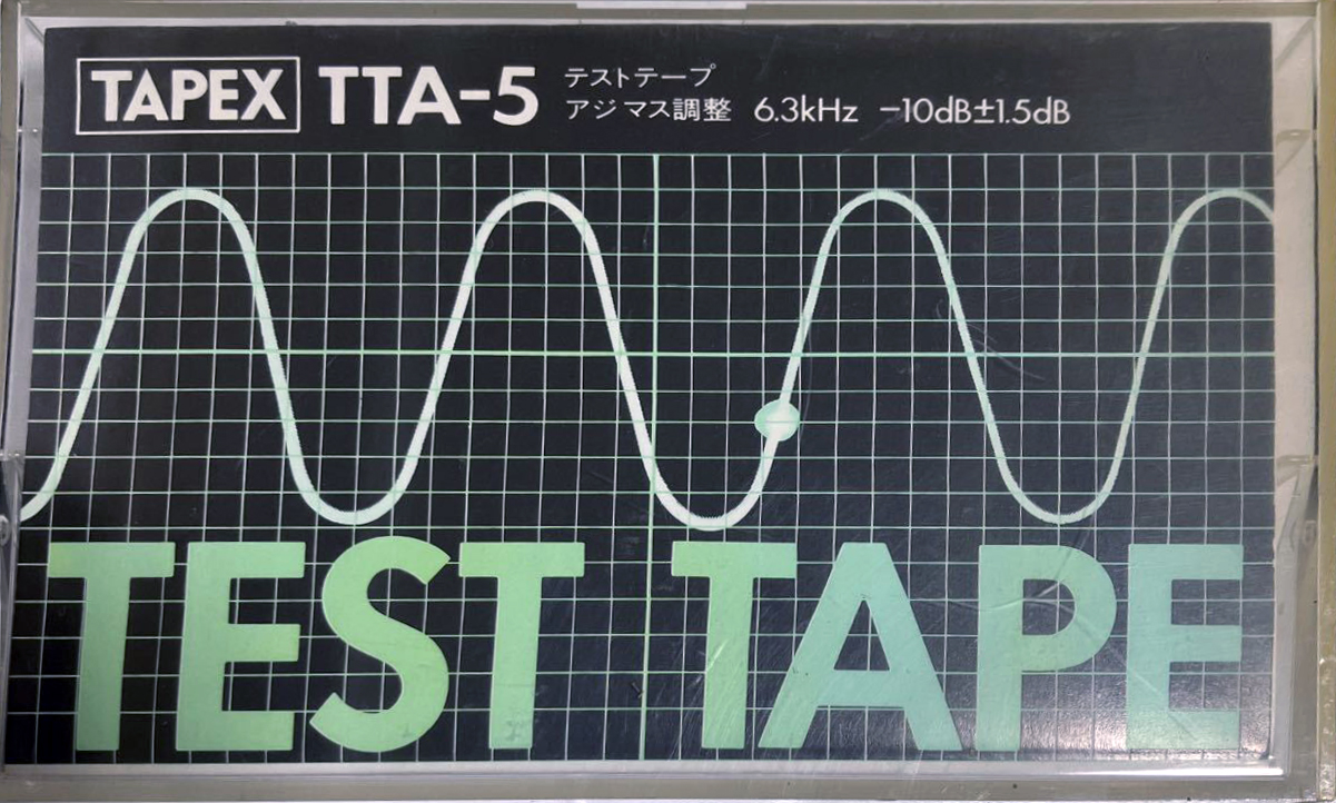 Compact Cassette Tapex TT "TTA-5 Azimuth" Test Cassette 1980 Japan