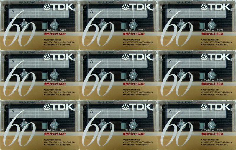 Compact Cassette TDK 60 Type I Normal Japan