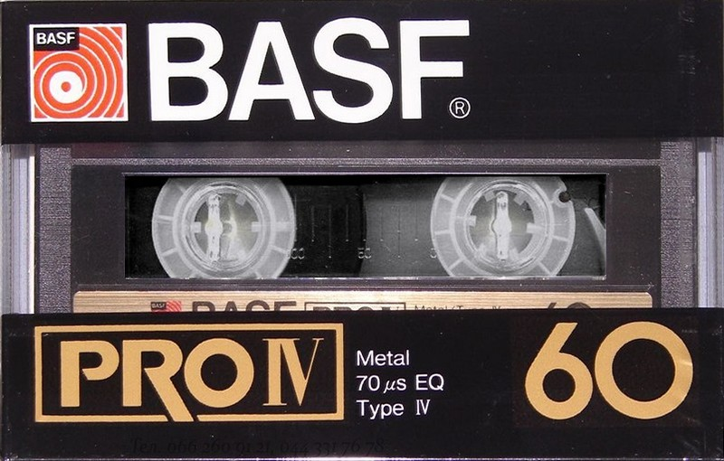 Compact Cassette BASF PRO 60 "PRO IV" Type IV Metal 1982 Japan