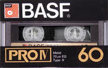 Compact Cassette BASF PRO 60 "PRO IV" Type IV Metal 1982 Japan
