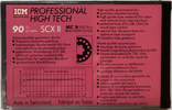 Compact Cassette ICM SCX II 90 Type II Chrome 1987 Europe