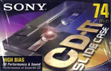Compact Cassette Sony CD-IT 74 "C-74CDT2D" Type II Chrome 1999 North America