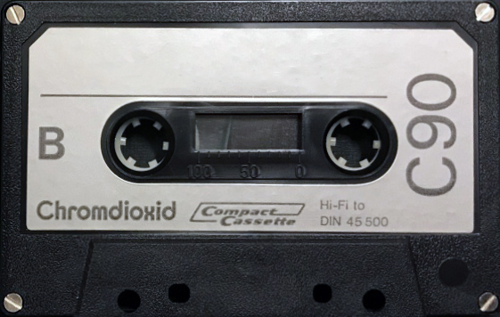 Compact Cassette Silver Sound 90 "Multibrand" Type II Chrome 1977 Europe