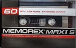 Compact Cassette Memorex MRX IS 60 Type I Normal 1988 Europe