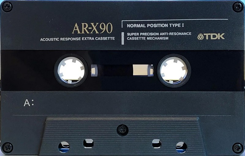 Compact Cassette TDK AR-X 90 "AR-X90M" Type I Normal 1990 Japan