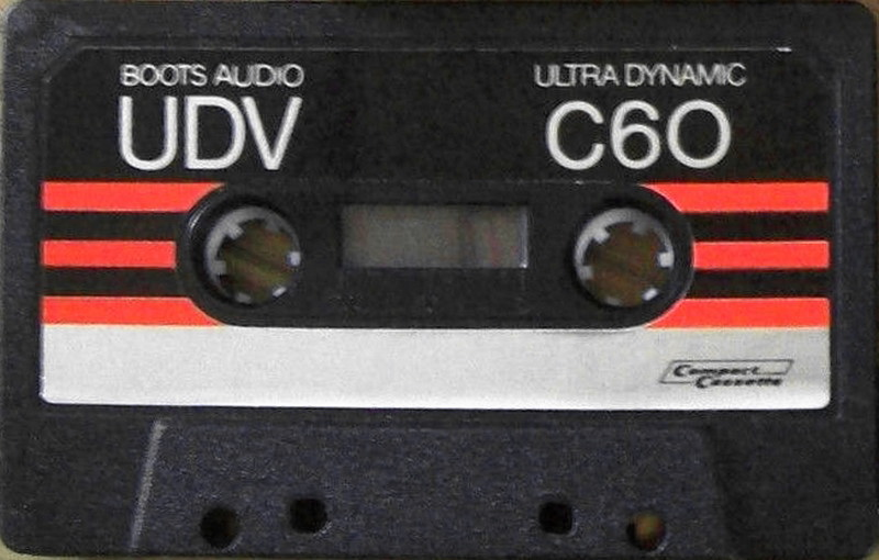 Compact Cassette Boots / Boots Audio UDV 60 Type I Normal 1980 UK