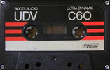 Compact Cassette Boots / Boots Audio UDV 60 Type I Normal 1980 UK
