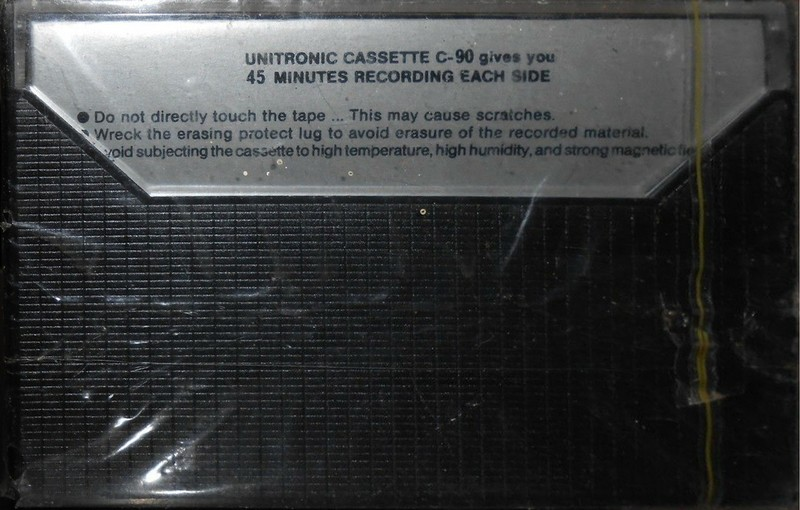 Compact Cassette Unitronic High Energy 90 Type I Normal 1979 Europe