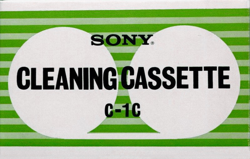 Compact Cassette Sony "C-1C" Cleaning Cassette Japan