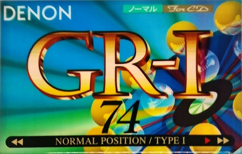 Compact Cassette Denon GR-I 74 "GR-1 74W" Type I Normal 1995 Japan