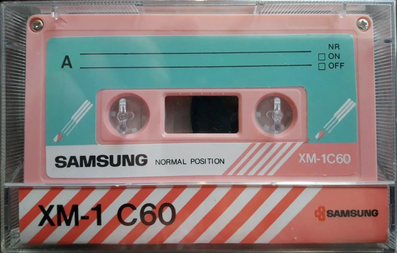 Compact Cassette Samsung XM-1 60 Type I Normal 1982 Europe