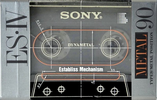Compact Cassette Sony ES-IV 90 "ESM4 90" Type IV Metal 1991 Japan