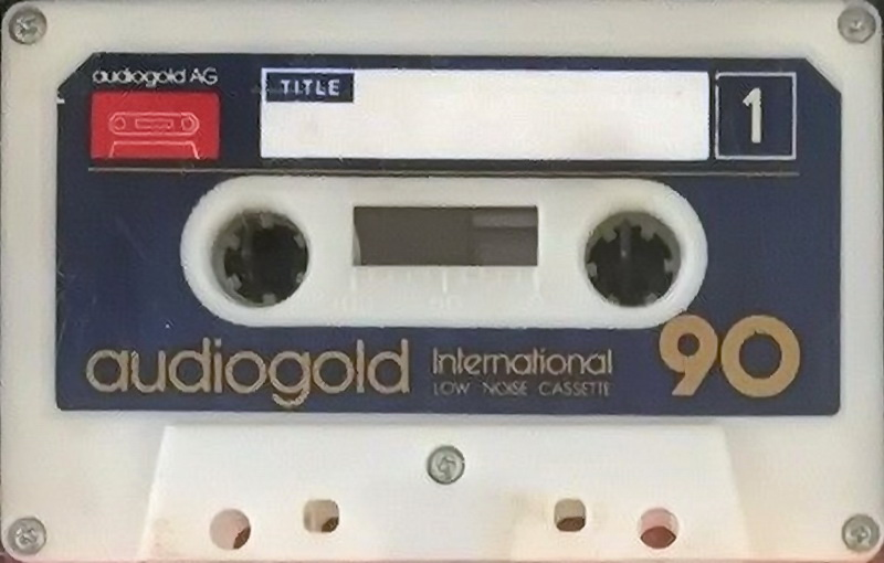 Compact Cassette Audiogold AG 90 Type I Normal Ireland
