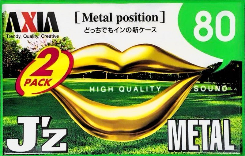 2 pack AXIA J`z Metal 80 "JZMG 802" Type IV Metal 1997 Japan