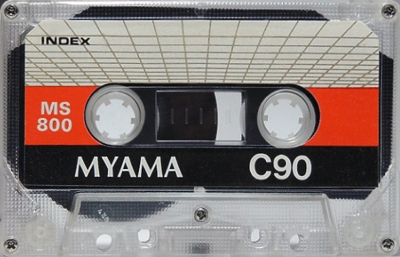 Compact Cassette Myama MS 800 90 Type I Normal Worldwide