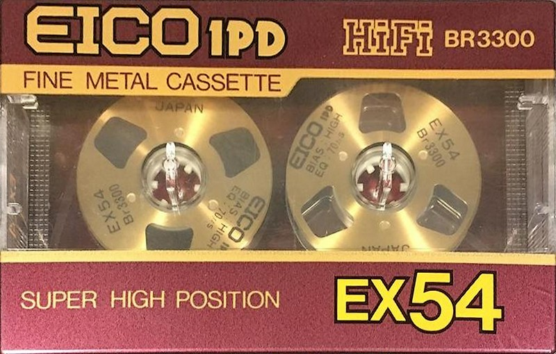 Compact Cassette Eico 1PD EX 54 Type II Chrome 1985 Japan