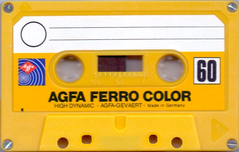 Compact Cassette AGFA Ferrocolor 60 Type I Normal 1978 Europe