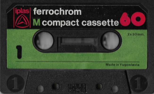 Compact Cassette Iplas 60 Type III Ferro Chrome 1978 Yugoslavia