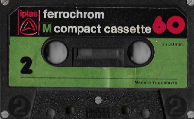 Compact Cassette Iplas 60 Type III Ferro Chrome 1978 Yugoslavia