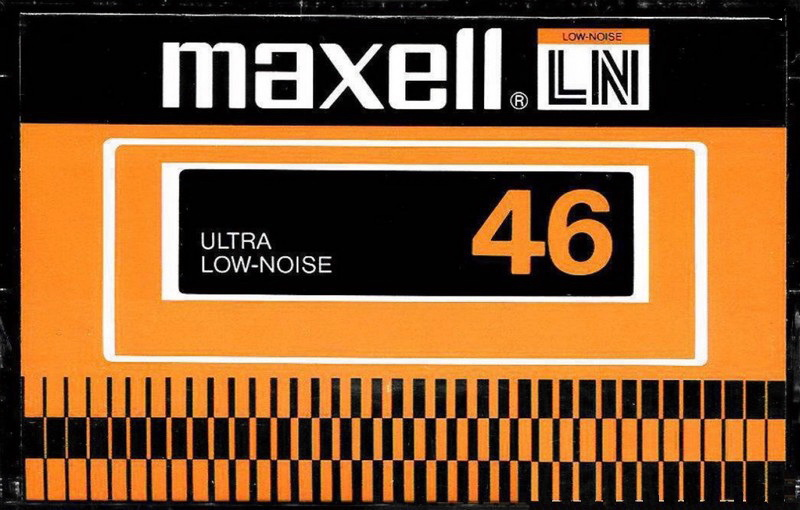 Compact Cassette Maxell LN 46 Type I Normal 1977 USA