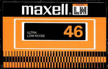 Compact Cassette Maxell LN 46 Type I Normal 1977 USA
