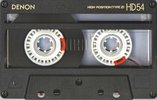 Compact Cassette Denon HD 54 "HD54M" Type II Chrome 1987 Japan
