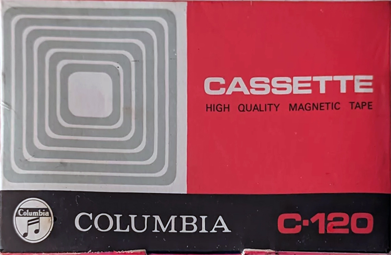 Compact Cassette Columbia TRK 120 "TRK-1201" Type I Normal 1972 Japan