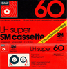 Compact Cassette BASF LH Super 60 "Small Window" Type I Normal 1974 Europe