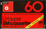 Compact Cassette BASF LH Super 60 "Small Window" Type I Normal 1974 Europe