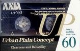 Compact Cassette AXIA UP 60 "UP N 60" Type I Normal 1989 Japan