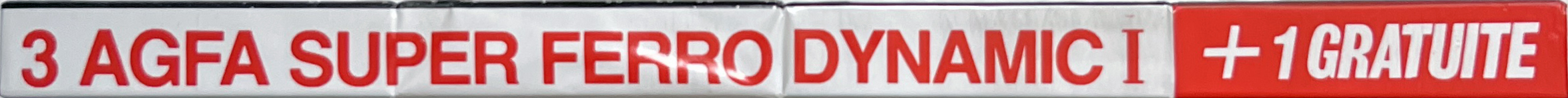 4 pack AGFA Super Ferro Dynamic I 90+6 "SUPERFERRO" Type I Normal 1979 France