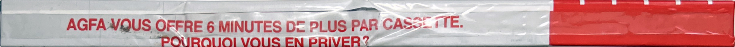 4 pack AGFA Super Ferro Dynamic I 90+6 "SUPERFERRO" Type I Normal 1979 France