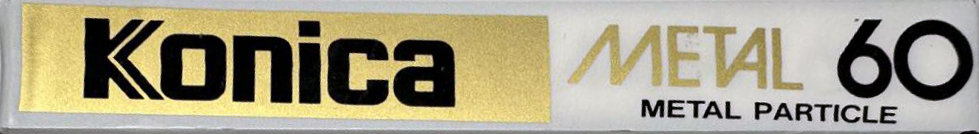 Compact Cassette Konica Metal 60 Type IV Metal 1984 USA