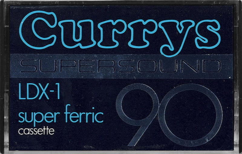 Compact Cassette Currys LDX-1 90 Type I Normal 1981 UK