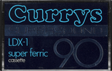 Compact Cassette Currys LDX-1 90 Type I Normal 1981 UK