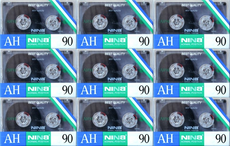 Compact Cassette Nina AH 90 Type I Normal South Korea