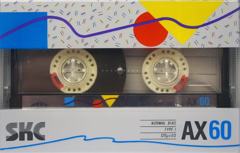 Compact Cassette SKC AX 60 Type I Normal 1990 USA
