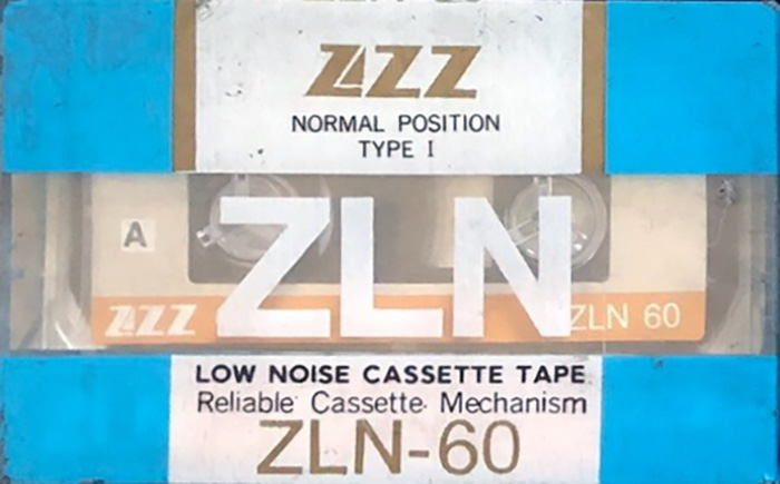 Compact Cassette ZZZ ZLN 60 Type I Normal 1987 China
